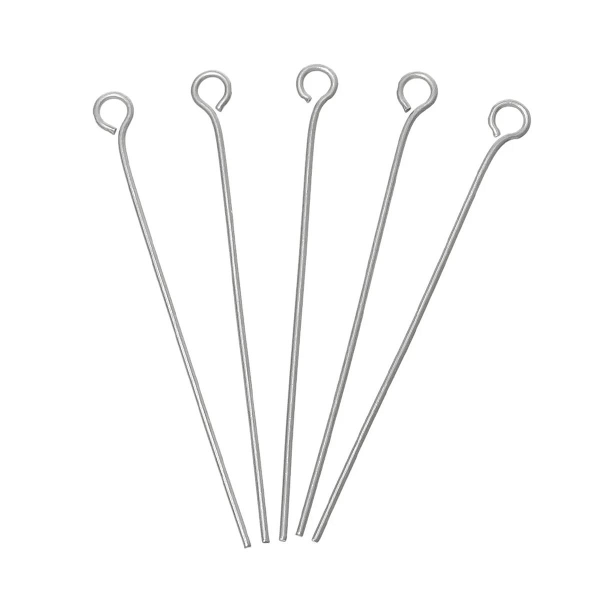 DoreenBeads Stainless Steel Eye Pins dull silver color 4cm(1 5/8")long,0.7mm(21 gauge),300 PCs
DoreenBeads Stainless Steel Eye Pins dull silver color 4cm(1 5/8")long,0.7mm(21 gauge),300 PCs
