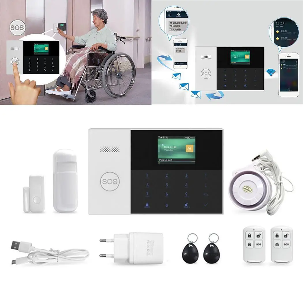 3G+WIFI Intelligent Security System 99 Wireless Zone EU, US, UK Phone, SMS, APP alarm Anti-burglar Alarm 0.62kg
3G+WIFI Intelligent Security System 99 Wireless Zone EU, US, UK Phone, SMS, APP alarm Anti-burglar Alarm 0.62kg