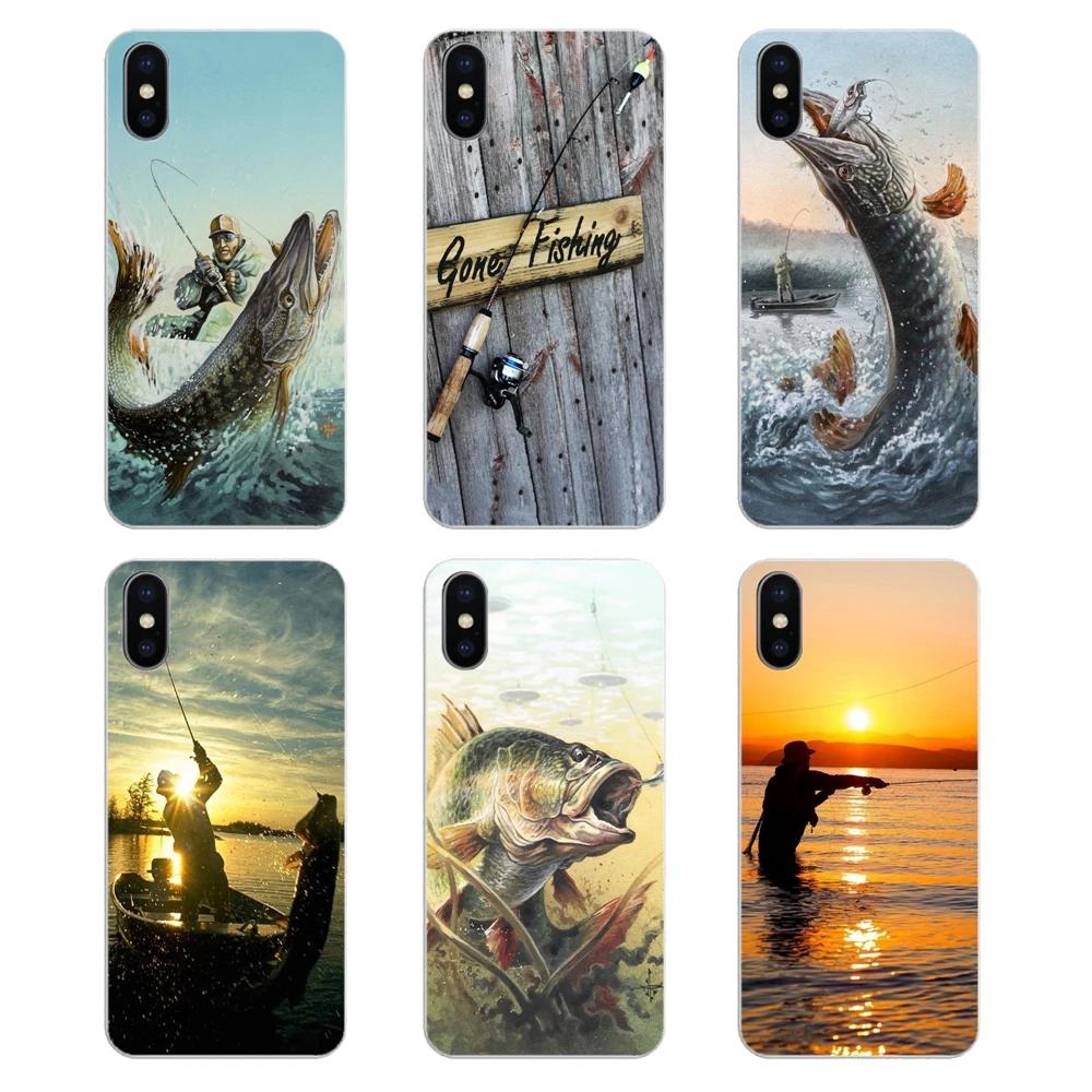 Silicone Phone Shell Cover For Apple iPhone 4 4S 5 5S 5C SE 6 6S 7 8 X XR XS Plus MAX Hunting Fishing art fish
Silicone Phone Shell Cover For Apple iPhone 4 4S 5 5S 5C SE 6 6S 7 8 X XR XS Plus MAX Hunting Fishing art fish