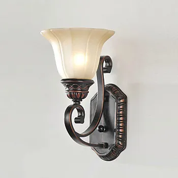 Traditional Iron Art Floral LED Wall Lamps Sconce Wall Light Fixture with Frosted Glass for Home Indoor Porch Hallway Lighting
Traditional Iron Art Floral LED Wall Lamps Sconce Wall Light Fixture with Frosted Glass for Home Indoor Porch Hallway Lighting