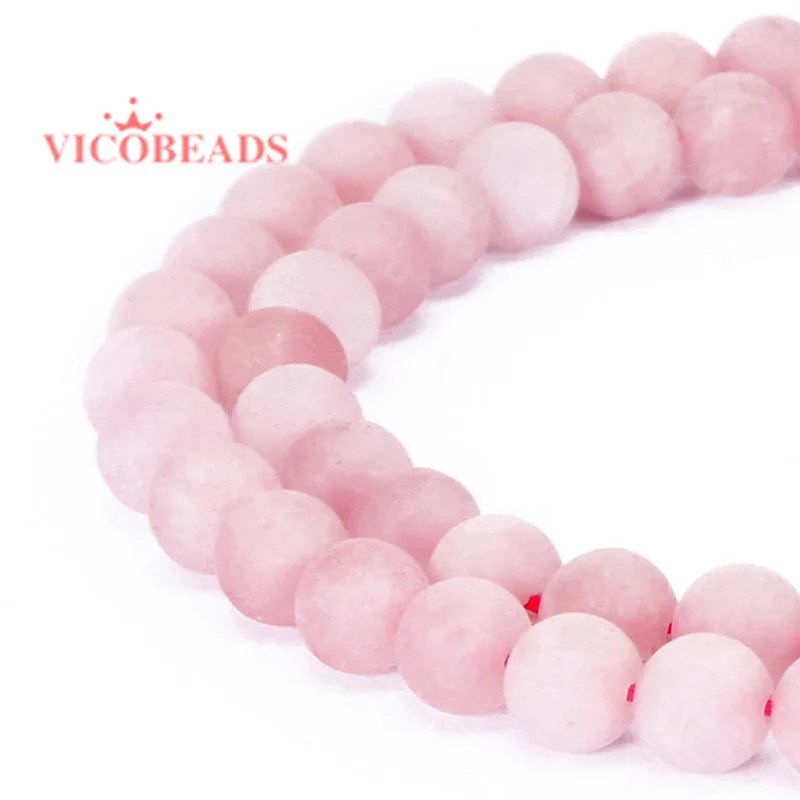 Natural Stone Dull Polish Matte Rose Pink Quartz Beads 16" Strand 4 6 8 10 12 14MM Pick Size For Jewelry Making
Natural Stone Dull Polish Matte Rose Pink Quartz Beads 16" Strand 4 6 8 10 12 14MM Pick Size For Jewelry Making