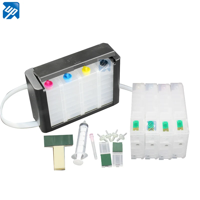 Фото Пустая Система непрерывной подачи чернил для EPSON Pro WF-5110 5190 5620 5690 WF-4640 WF-4630 принтер