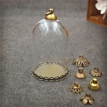 20sets 38x25mm glass tube with 25mm base and flower cap set no filler glass tube vial pendant
20sets 38x25mm glass tube with 25mm base and flower cap set no filler glass tube vial pendant