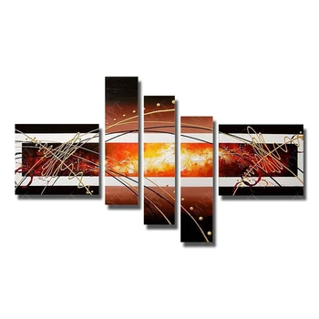 High Quality Beautiful 5 Peices Abstract Modern Knife Painting Living Room Wall Decor Canvas Pictures No Framed
High Quality Beautiful 5 Peices Abstract Modern Knife Painting Living Room Wall Decor Canvas Pictures No Framed