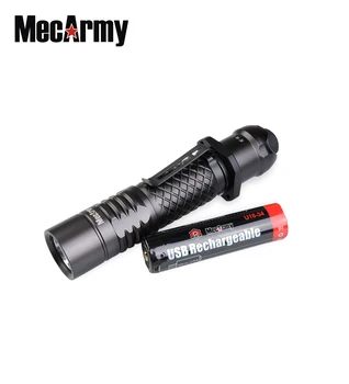 MecArmy SPX10 Tactical Flashlight CREE XM-L2 U3 max. 1100 lumens beam distance 224m + USB rechargeable 18650 3400mAh battery
MecArmy SPX10 Tactical Flashlight CREE XM-L2 U3 max. 1100 lumens beam distance 224m + USB rechargeable 18650 3400mAh battery