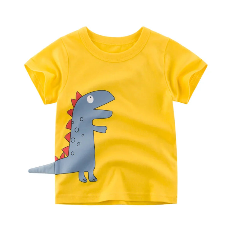 2019 New Children's Short-Sleeve T-shirt for Boy/ Girls 2-9 years Teens Childish Cotton Dinosaur Kids Tops Tee Baby's T Shirts
2019 New Children's Short-Sleeve T-shirt for Boy/ Girls 2-9 years Teens Childish Cotton Dinosaur Kids Tops Tee Baby's T Shirts