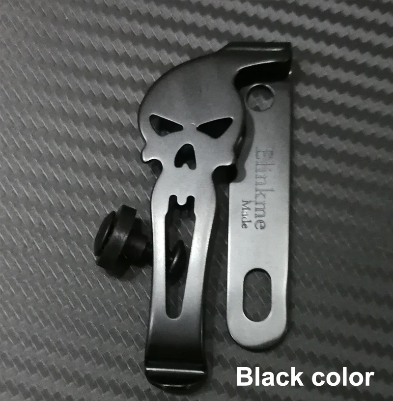 29mm *68mm Excellent quality Metal Spring Belt Holster Sheath Black Titanizing Clip kydex knife holster Black clips (Black
29mm *68mm Excellent quality Metal Spring Belt Holster Sheath Black Titanizing Clip kydex knife holster Black clips (Black