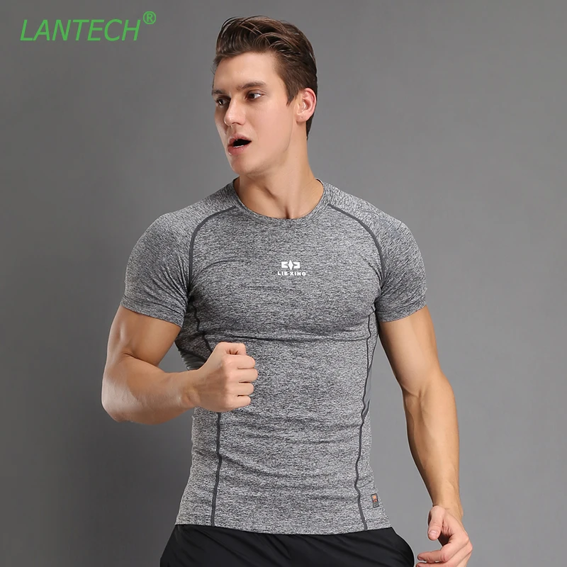 LANTECH Men Shirt Summer Short Sleeve Elastic Fashion Casual Tops Compression Tights Shirts Breathable Quick Dry For Male
LANTECH Men Shirt Summer Short Sleeve Elastic Fashion Casual Tops Compression Tights Shirts Breathable Quick Dry For Male