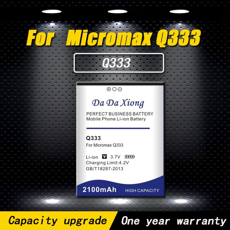 

High quality 2100mAh Q333 Battery for micromax Phone Bateria