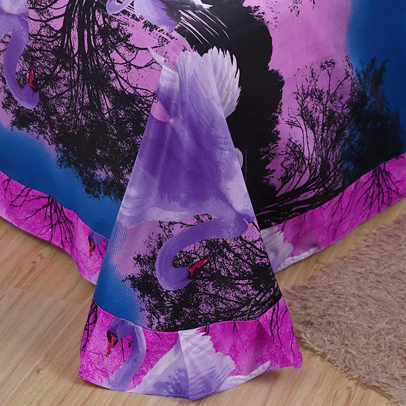 3D Swan Printing Bedding Set Bed Sheet Pillowcase Comforters Quilt Bed Sheet Bedspread 2018ing
3D Swan Printing Bedding Set Bed Sheet Pillowcase Comforters Quilt Bed Sheet Bedspread 2018ing