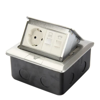 Factory direct sale / square / pop up aluminum alloy European standard telephone and network interface / ground socket DC-039
Factory direct sale / square / pop up aluminum alloy European standard telephone and network interface / ground socket DC-039
