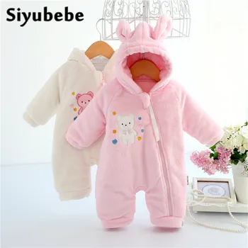 Autumn Winter Baby Rompers Rabbit Style Thicken Baby Coral Fleece Brand Hoodies Jumpsuit Baby Girls Boys Romper Newborn Overalls
Autumn Winter Baby Rompers Rabbit Style Thicken Baby Coral Fleece Brand Hoodies Jumpsuit Baby Girls Boys Romper Newborn Overalls