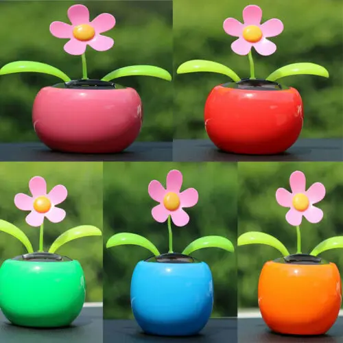 5 Colors Mini Beautiful Sunflowe Solar Power Ornaments Dancing Flower Car Auto Interior Decor
5 Colors Mini Beautiful Sunflowe Solar Power Ornaments Dancing Flower Car Auto Interior Decor