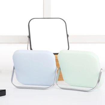 Creative Plastic Makeup Mirror Fashion Home Living Room Bedroom Desktop Dressing Table Foldable Single-Sided Plastic Mirror 
Creative Plastic Makeup Mirror Fashion Home Living Room Bedroom Desktop Dressing Table Foldable Single-Sided Plastic Mirror