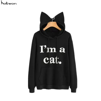 2018 Kawaii Womens I AM A Cat Hoodies Cat Ear Pullover Sweatshirt Long Sleeve Jumper Tops US
2018 Kawaii Womens I AM A Cat Hoodies Cat Ear Pullover Sweatshirt Long Sleeve Jumper Tops US