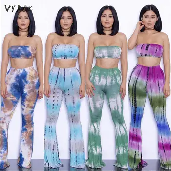 Women Tracksuits Flare Wide Leg Pants And Sexy Bra Crop Tops 2 Piece Set Laipelar Clothes American 2 Piece Set Jumpsuit Romper
Women Tracksuits Flare Wide Leg Pants And Sexy Bra Crop Tops 2 Piece Set Laipelar Clothes American 2 Piece Set Jumpsuit Romper