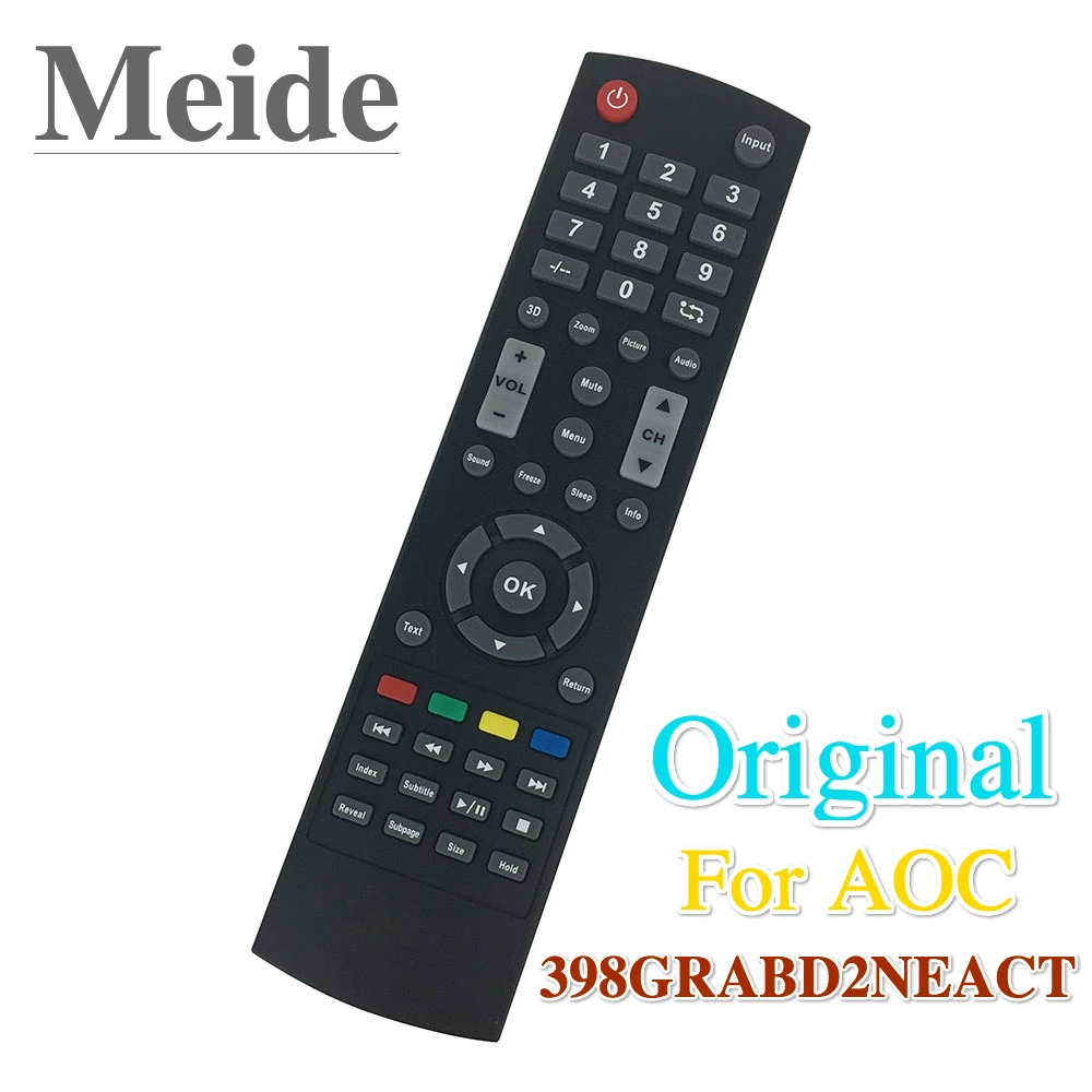 Genuine New Original Remote Control 398GRABD2NEACT For AOC lcd tv led tv Controller Controle Remoto Free Shipping
Genuine New Original Remote Control 398GRABD2NEACT For AOC lcd tv led tv Controller Controle Remoto Free Shipping