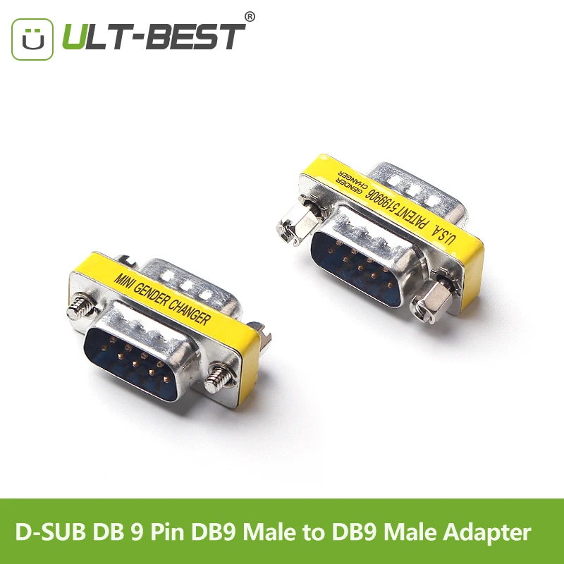 Ult лучший RS232 D SUB дБ 9 Pin DB9 штекер к Адаптер момме разъем удлинитель| |