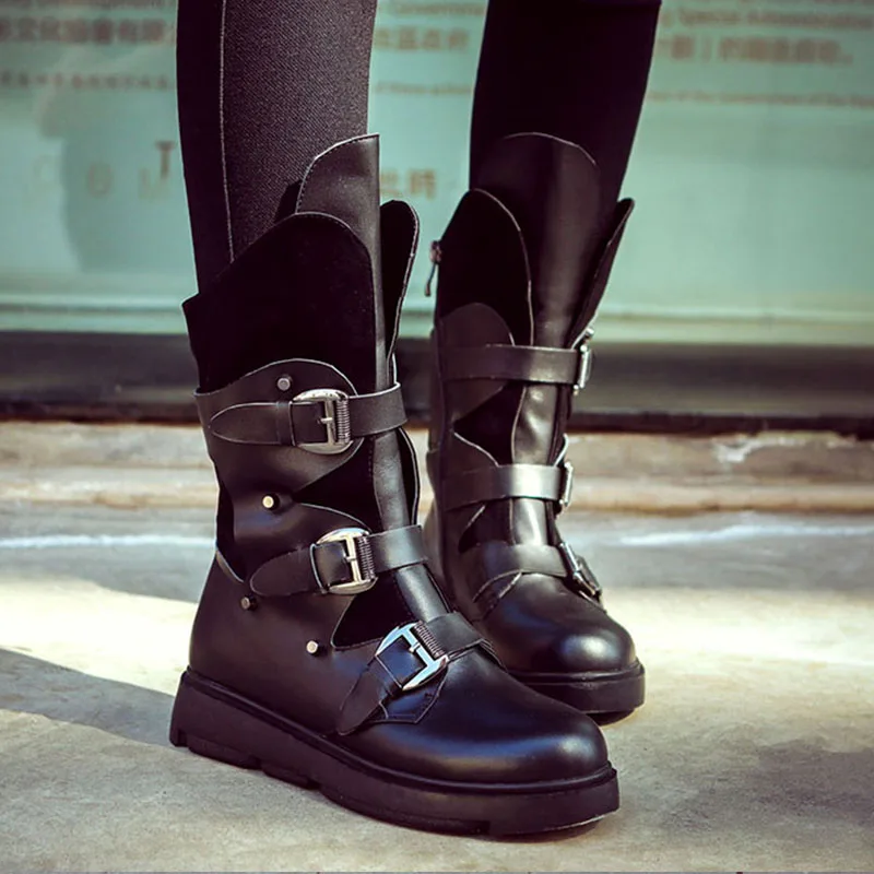 LAPOLAKA 2018 wholesale genuine leather big size 41 martin Boots Women Shoes street style buckles Woman Boots
LAPOLAKA 2018 wholesale genuine leather big size 41 martin Boots Women Shoes street style buckles Woman Boots