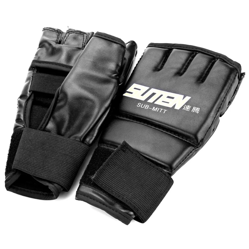 1 Pair PU Leather Boxing Gloves Men Half Finger Sport Muay Thai Gloves Mma Kick Boxing Mittens Training Boxing Gloves New
1 Pair PU Leather Boxing Gloves Men Half Finger Sport Muay Thai Gloves Mma Kick Boxing Mittens Training Boxing Gloves New