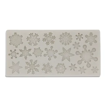 Snowflake Silicone Mold Fondant Cake Decorating Tools Sugarcraft Candy Clay Mold Cookie Cupcake Chocolate Baking Mold
Snowflake Silicone Mold Fondant Cake Decorating Tools Sugarcraft Candy Clay Mold Cookie Cupcake Chocolate Baking Mold