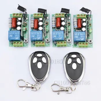 AC220V 1CH 10A Wireless Remote Control Relay Switch System RF 4 Receivers+2Transmitter For LED Light Lamp FreeShipping
AC220V 1CH 10A Wireless Remote Control Relay Switch System RF 4 Receivers+2Transmitter For LED Light Lamp FreeShipping