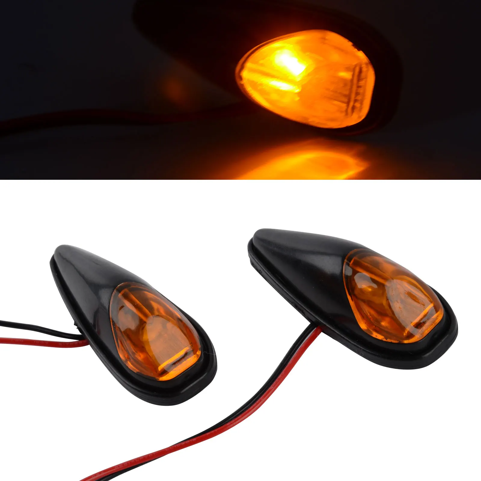 2PCS 12V 5W Mini Motorcycle LED Turn Signal Blinker Indicator Light Amber Lamp High Quality Plastic
2PCS 12V 5W Mini Motorcycle LED Turn Signal Blinker Indicator Light Amber Lamp High Quality Plastic