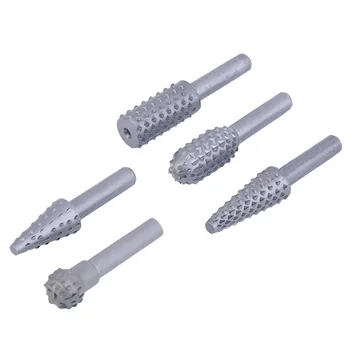 5PCS/set Woodworking HSS Rasp Chisel Shaped Rotating Embossed Grinding Head Power Engraving Pattern Cutter Milling Tool Set
5PCS/set Woodworking HSS Rasp Chisel Shaped Rotating Embossed Grinding Head Power Engraving Pattern Cutter Milling Tool Set