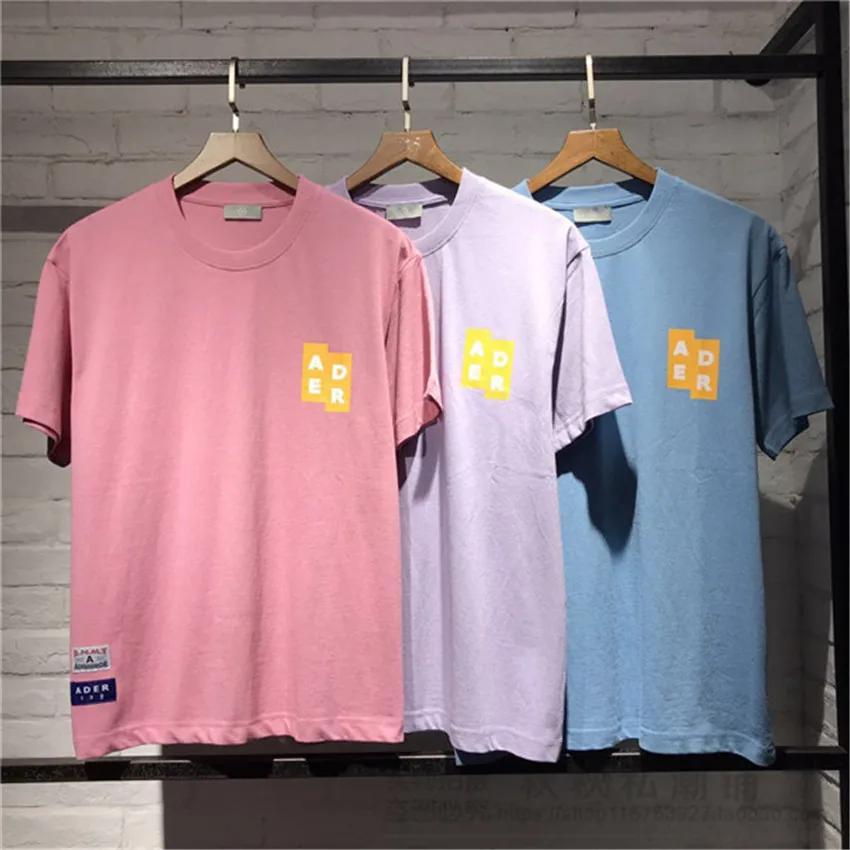 Pink/Blue/Purple Ader T-shirts 2019 Summer Loose Pure Color Ader Logo Print Adererror T-shirt Casual Men Tee Unisex Adererror
Pink/Blue/Purple Ader T-shirts 2019 Summer Loose Pure Color Ader Logo Print Adererror T-shirt Casual Men Tee Unisex Adererror