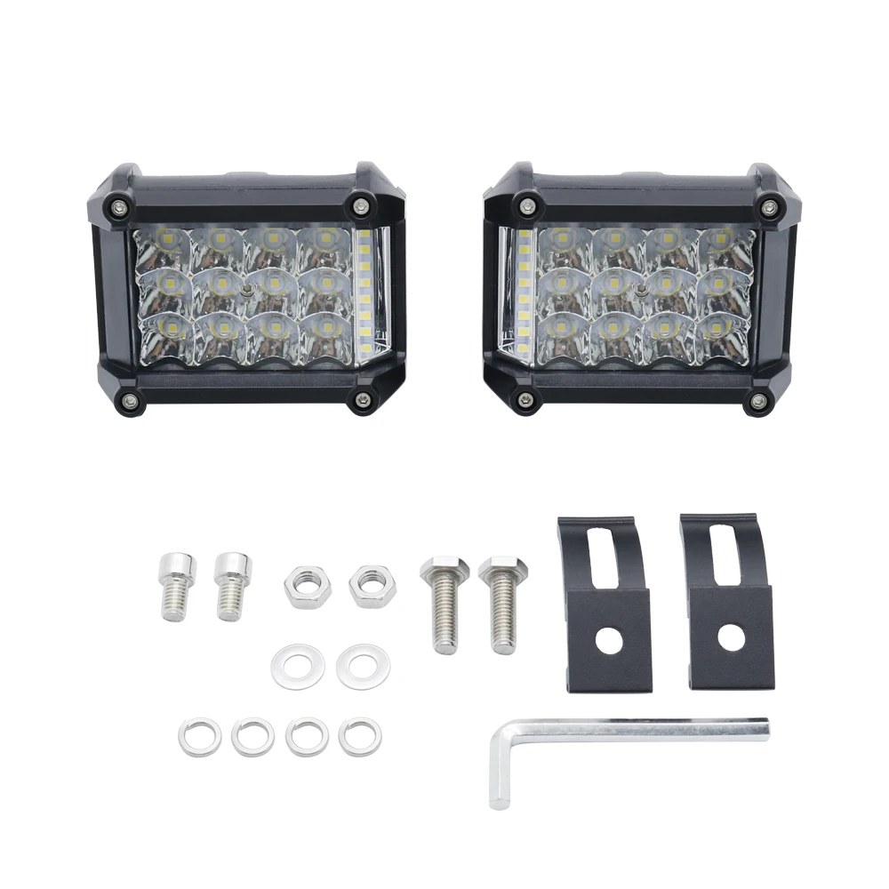 2pcs 4 57W LED Work Light Flood 4x4 Offroad Led Bar Light Driving Lamp Headlight Trucks Boat ATV SUV 4WD 12v 24v (8)