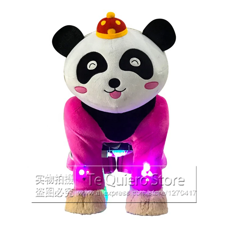 Battery Operated Plush Animal Happy Rides Mechanical Panda Animal Ride for Shopping Centers
Battery Operated Plush Animal Happy Rides Mechanical Panda Animal Ride for Shopping Centers