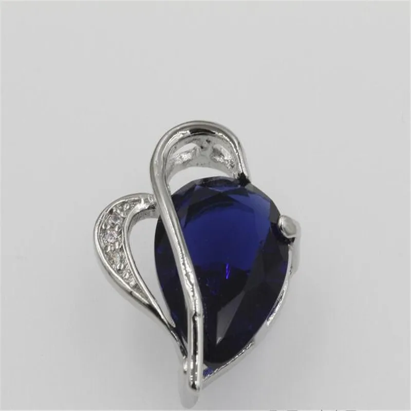 Фото Сделай Сам классическое ожерелье с подвеской в форме сердца из кристаллов
