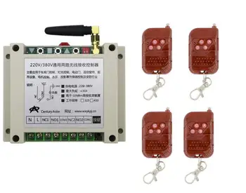 free ship AC220V 250V 380V 30A 2CH Wireless RF Remote Control Switch 4x Transmitter+1*Receiver for Appliances Gate Garage Door
free ship AC220V 250V 380V 30A 2CH Wireless RF Remote Control Switch 4x Transmitter+1*Receiver for Appliances Gate Garage Door