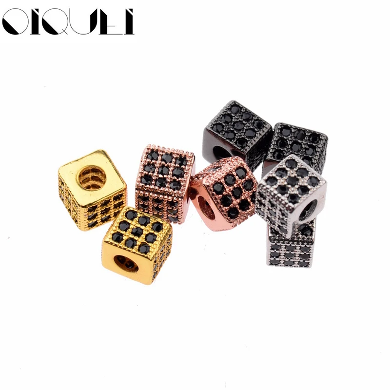 OIQUEI 0.5*0.5mm Charms Black Zircon Brass Cubic CZ Crystal Metal Connector Necklace Bracelet Accessories For DIY Jewelry Making
OIQUEI 0.5*0.5mm Charms Black Zircon Brass Cubic CZ Crystal Metal Connector Necklace Bracelet Accessories For DIY Jewelry Making