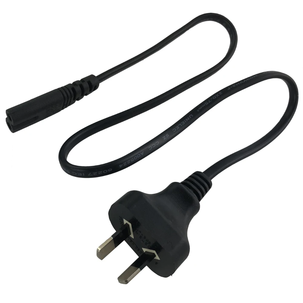 

2.5m AU mains power cable cord 2 pin to figure 8 plug NZ AU 2 prong power charger cable for laptop 50cm , 75cm ,1m ,1.5m
