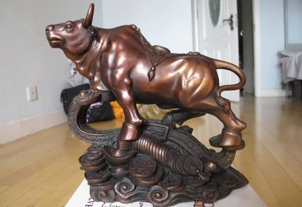 song voge gem S1338 Chinese Pure Red Bronze Money wealth Bullfight Corrida Ox-Oxen Bull Art Statue
song voge gem S1338 Chinese Pure Red Bronze Money wealth Bullfight Corrida Ox-Oxen Bull Art Statue