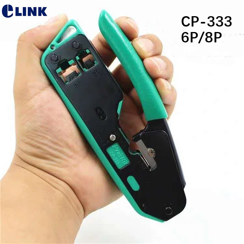100% original Pro'skit CP-333 6P/8P Crimping Network Tongs Handheld portable cable stripper Terminal tool Multifunctional Plier
100% original Pro'skit CP-333 6P/8P Crimping Network Tongs Handheld portable cable stripper Terminal tool Multifunctional Plier