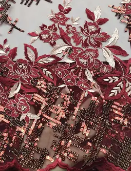 African sequins Lace Fabric 2019 High Quality Lace French Net Embroidery Tulle Lace Fabrics For Nigerian Party DresS HuasiJUN231
African sequins Lace Fabric 2019 High Quality Lace French Net Embroidery Tulle Lace Fabrics For Nigerian Party DresS HuasiJUN231