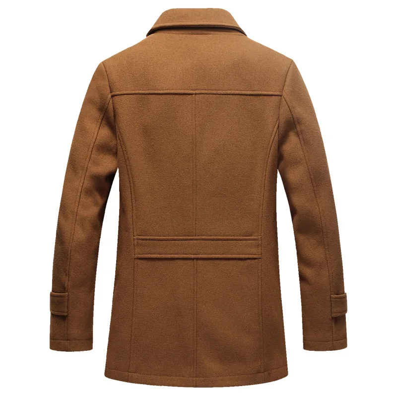 40% Wool Coat Men Winter Warm Fashion Casual Overcoat Outerwear Jacket and Coat Men Pea Coat 5XL Plus Size AG-JF-01
40% Wool Coat Men Winter Warm Fashion Casual Overcoat Outerwear Jacket and Coat Men Pea Coat 5XL Plus Size AG-JF-01