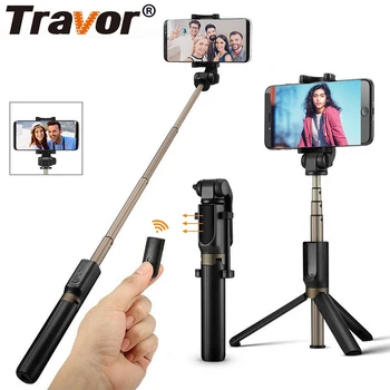 TRAVOR Handheld Selfie Stick Bluetooth Selfie Stick Tripod Remote Extendable For iPhone Huawei Xiaomi Samsung Android phone
TRAVOR Handheld Selfie Stick Bluetooth Selfie Stick Tripod Remote Extendable For iPhone Huawei Xiaomi Samsung Android phone