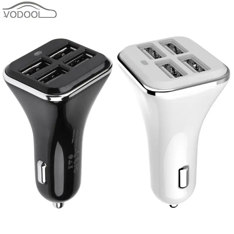 6.8A 4 Port USB Car Charger Automobiles Cigarette Lighter Socket Fast Quick Charging Adapter Splitter with Led Indicator Light
6.8A 4 Port USB Car Charger Automobiles Cigarette Lighter Socket Fast Quick Charging Adapter Splitter with Led Indicator Light