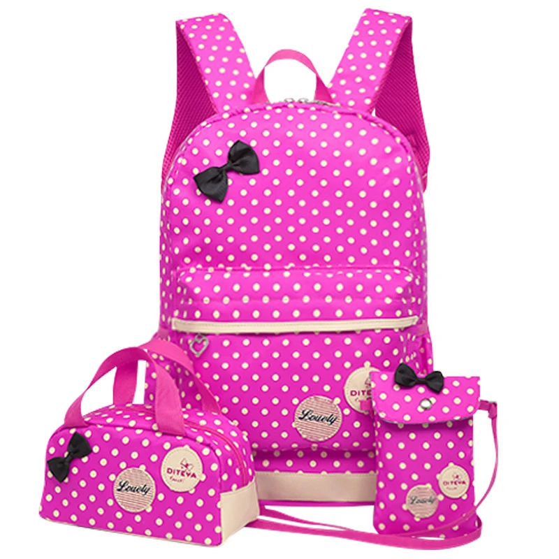 School Backpacks 3pcs/set Female Backpack Nylon School Bags Student Schoolbag Dot Printing Girl's Backpacks Orthopedical WBS485
School Backpacks 3pcs/set Female Backpack Nylon School Bags Student Schoolbag Dot Printing Girl's Backpacks Orthopedical WBS485