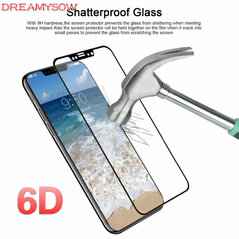 Dreamysow 6D Curved Tempered Glass For iphone 8 7 6 6S Full Cover Anti-Explosion Screen Protector for iPhone X XS MAX XR 11 Pro
Dreamysow 6D Curved Tempered Glass For iphone 8 7 6 6S Full Cover Anti-Explosion Screen Protector for iPhone X XS MAX XR 11 Pro