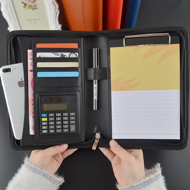 A5 Zipper Bag Business Notebook Stationery Plate Clip Folder Manager Folder Multifunctional Folder Sales Folder
A5 Zipper Bag Business Notebook Stationery Plate Clip Folder Manager Folder Multifunctional Folder Sales Folder