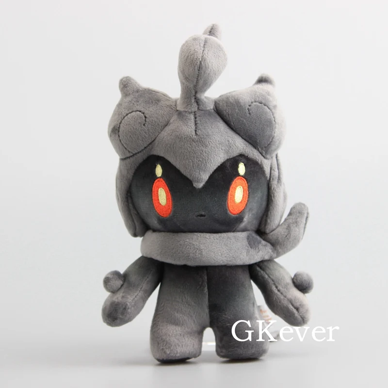 Japanese Anime Figure Marshadow Soft Plush Toy Cartoon Marshadow Stuffed Dolls 9" 22 cm