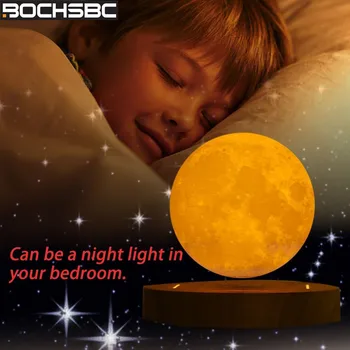 BOCHSBC Magnetic 3D Moon Levitating Table Lamp For Bedroom Living Room Dinning Room Wood Base Desk Lights Modern Art Led Lampara
BOCHSBC Magnetic 3D Moon Levitating Table Lamp For Bedroom Living Room Dinning Room Wood Base Desk Lights Modern Art Led Lampara