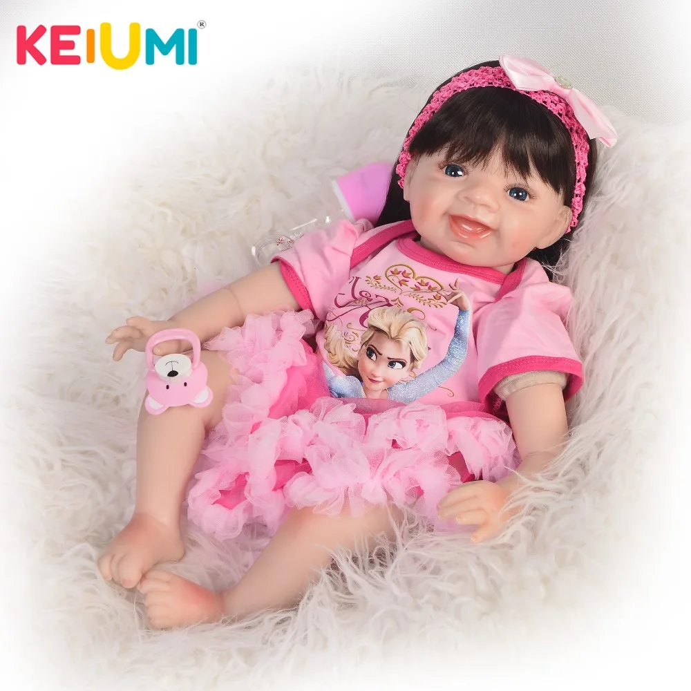 KEIUMI 22'' Cute Soft Silicone Reborn Baby Doll Girl 55 cm DIY Toys Boneca Reborn Dolls For Children Christmas Birthday Gifts
KEIUMI 22'' Cute Soft Silicone Reborn Baby Doll Girl 55 cm DIY Toys Boneca Reborn Dolls For Children Christmas Birthday Gifts