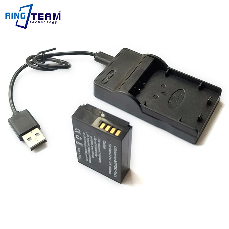2-In-1 Rechargeable Digital Battery LP-E12 LPE12 2x & USB Charger LC-E12 LCE12 1x for Canon EOS EOS M M2 & Rebel SL1 100D Camera
2-In-1 Rechargeable Digital Battery LP-E12 LPE12 2x & USB Charger LC-E12 LCE12 1x for Canon EOS EOS M M2 & Rebel SL1 100D Camera