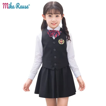 Summer school kids girls clothes set girl party clothing pupils uniform formal solid clothing suits teenage ceremony costume
Summer school kids girls clothes set girl party clothing pupils uniform formal solid clothing suits teenage ceremony costume