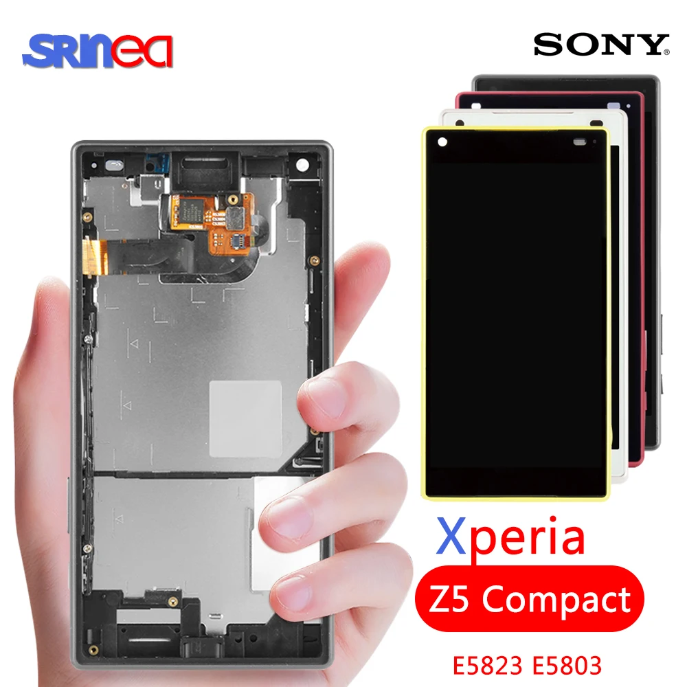 4.6" LCD For SONY Xperia Z5 Compact LCD Display Touch Screen With Frame Adhesive SONY XPERIA Z5 Compact LCD Z5 mini E5823 E5803
4.6" LCD For SONY Xperia Z5 Compact LCD Display Touch Screen With Frame Adhesive SONY XPERIA Z5 Compact LCD Z5 mini E5823 E5803